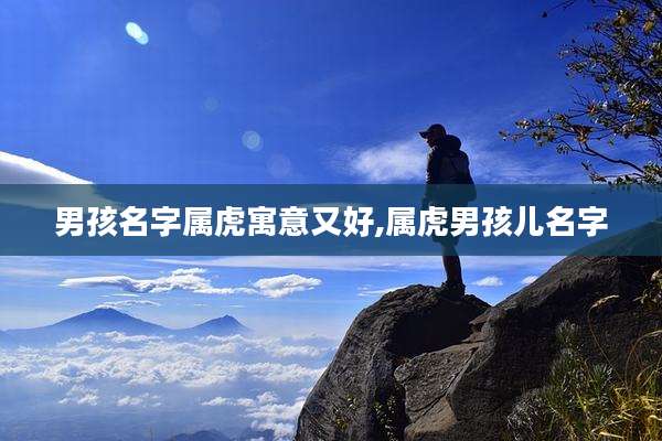 男孩名字属虎寓意又好,属虎男孩儿名字