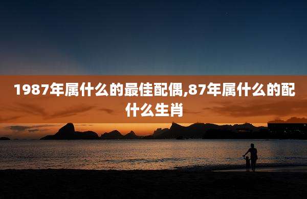 1987年属什么的最佳配偶,87年属什么的配什么生肖