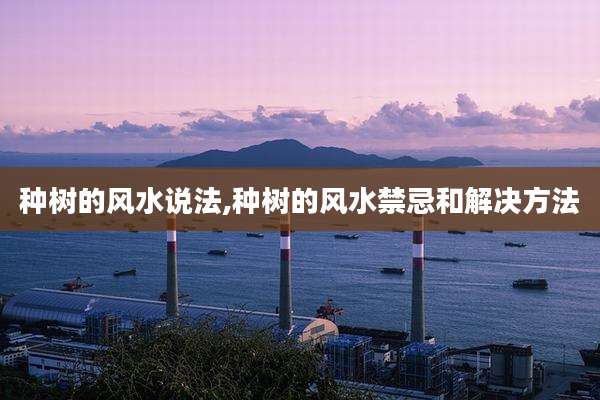 种树的风水说法,种树的风水禁忌和解决方法