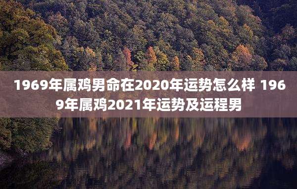1969年属鸡男命在2020年运势怎么样 1969年属鸡2021年运势及运程男