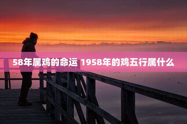 58年属鸡的命运 1958年的鸡五行属什么