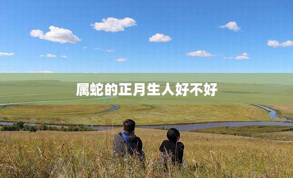 属蛇的正月生人好不好
