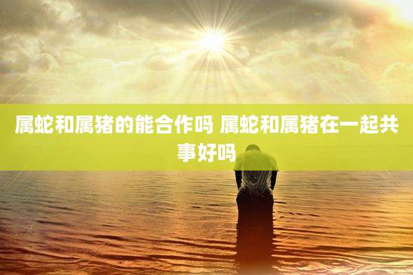 属蛇和属猪的能合作吗 属蛇和属猪在一起共事好吗