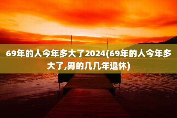 69年的人今年多大了2024(69年的人今年多大了,男的几几年退休)