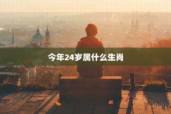 今年24岁属什么生肖