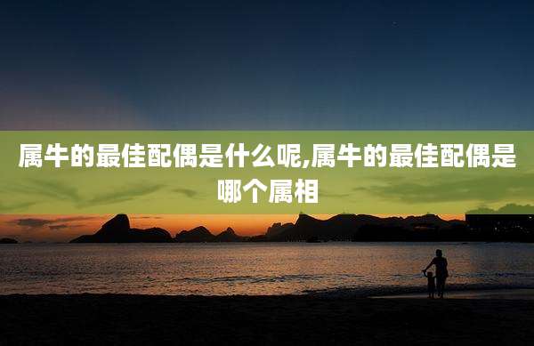 属牛的最佳配偶是什么呢,属牛的最佳配偶是哪个属相