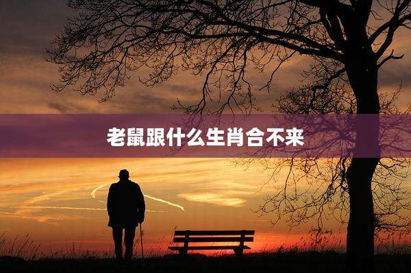 老鼠跟什么生肖合不来