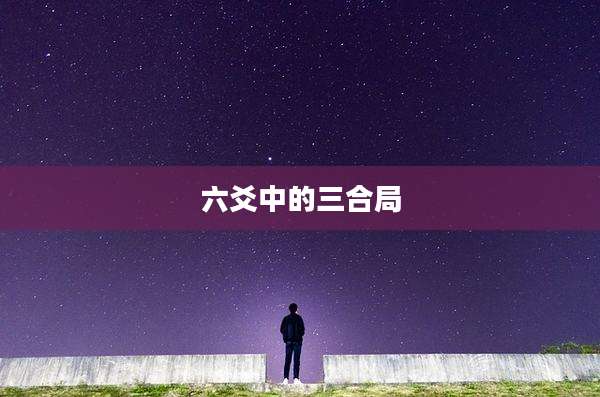 六爻中的三合局