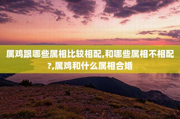 属鸡跟哪些属相比较相配,和哪些属相不相配?,属鸡和什么属相合婚