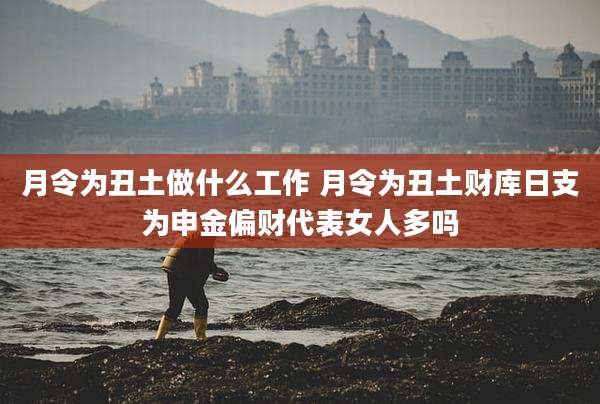 月令为丑土做什么工作 月令为丑土财库日支为申金偏财代表女人多吗