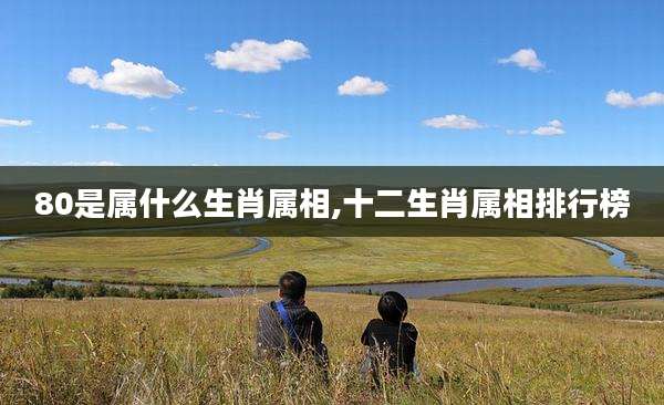 80是属什么生肖属相,十二生肖属相排行榜
