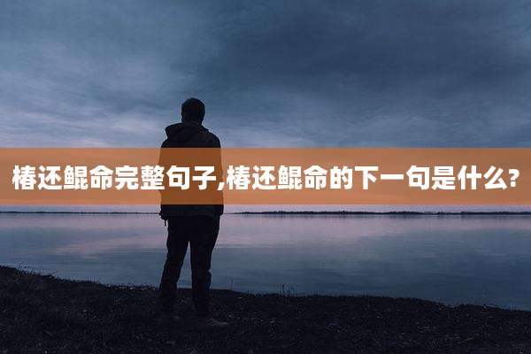 椿还鲲命完整句子,椿还鲲命的下一句是什么?