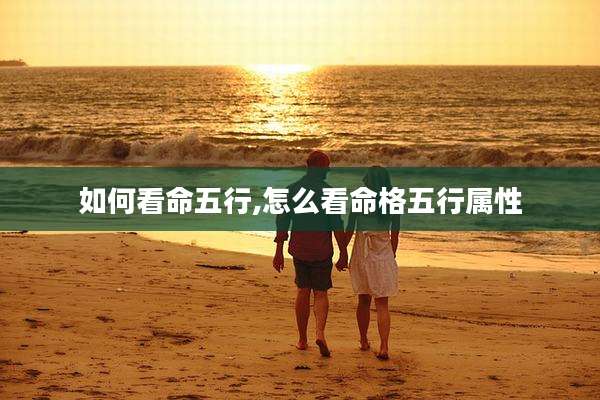 如何看命五行,怎么看命格五行属性