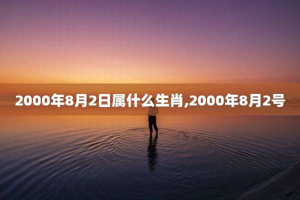 2000年8月2日属什么生肖,2000年8月2号