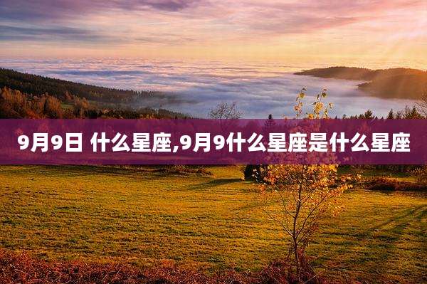 9月9日 什么星座,9月9什么星座是什么星座