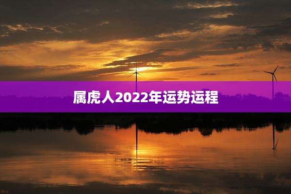 属虎人2022年运势运程
