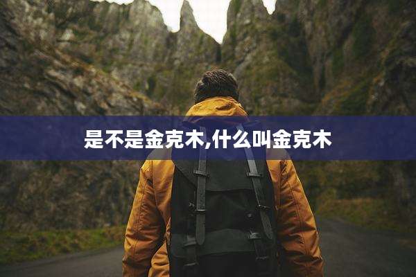 是不是金克木,什么叫金克木