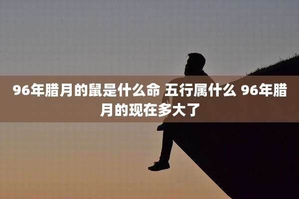 96年腊月的鼠是什么命 五行属什么 96年腊月的现在多大了