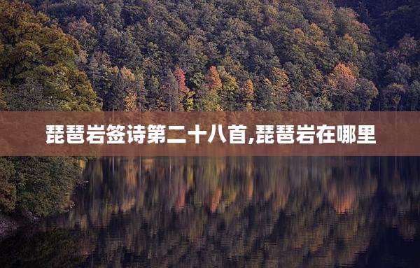 琵琶岩签诗第二十八首,琵琶岩在哪里