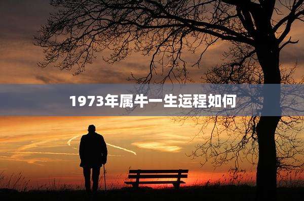 1973年属牛一生运程如何
