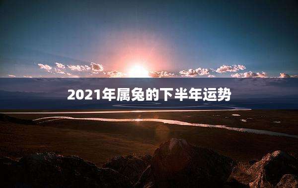 2021年属兔的下半年运势