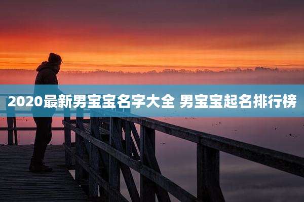 2020最新男宝宝名字大全 男宝宝起名排行榜