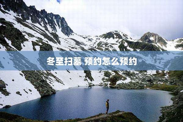 冬至扫墓 预约怎么预约