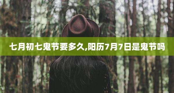 七月初七鬼节要多久,阳历7月7日是鬼节吗