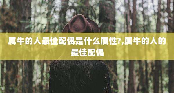 属牛的人最佳配偶是什么属性?,属牛的人的最佳配偶
