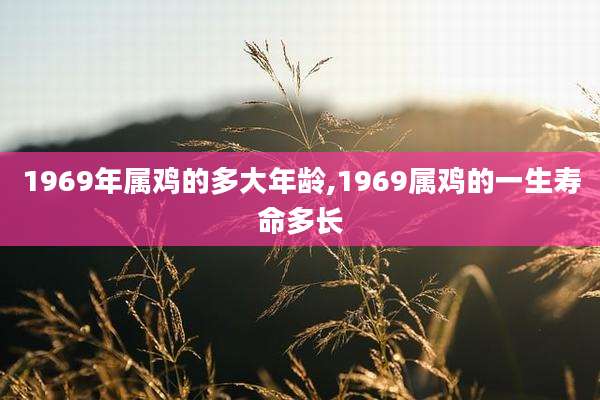 1969年属鸡的多大年龄,1969属鸡的一生寿命多长