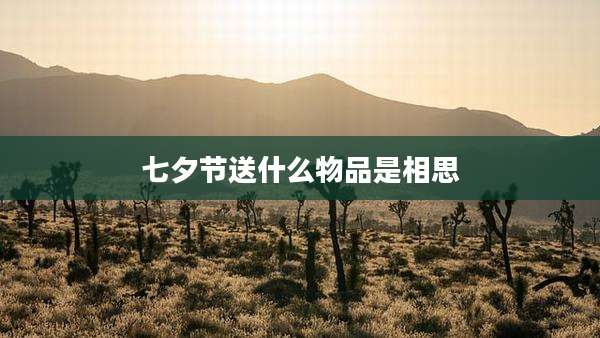七夕节送什么物品是相思