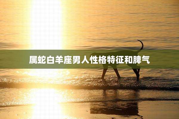 属蛇白羊座男人性格特征和脾气