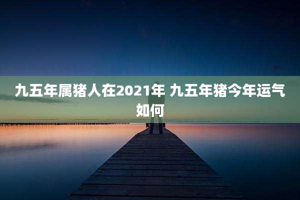 九五年属猪人在2021年 九五年猪今年运气如何