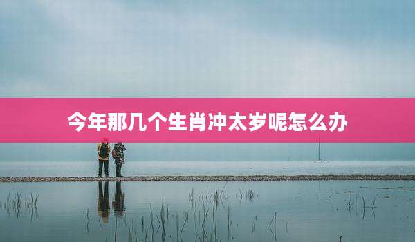 今年那几个生肖冲太岁呢怎么办