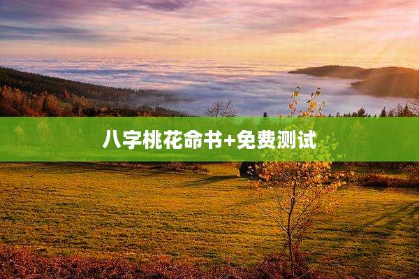 八字桃花命书+免费测试