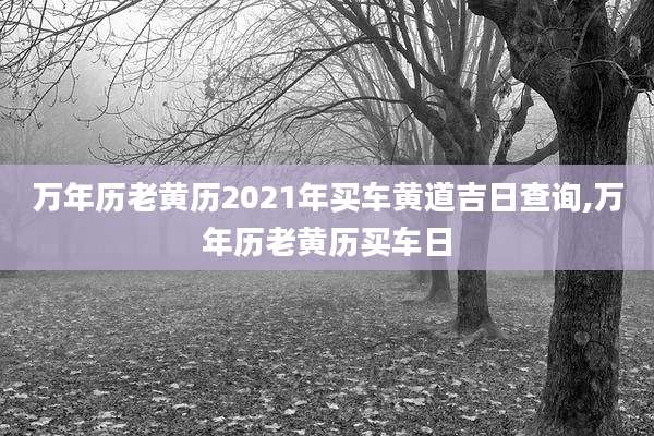 万年历老黄历2021年买车黄道吉日查询,万年历老黄历买车日