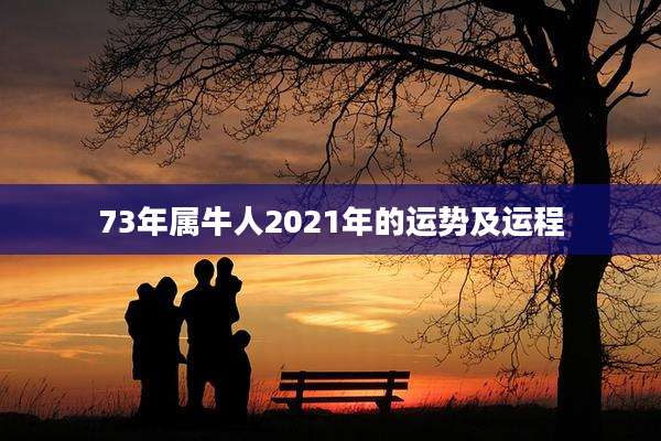 73年属牛人2021年的运势及运程