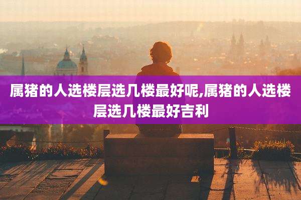 属猪的人选楼层选几楼最好呢,属猪的人选楼层选几楼最好吉利
