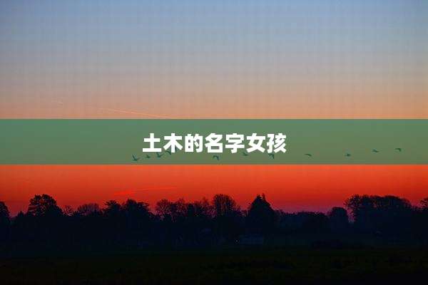 土木的名字女孩