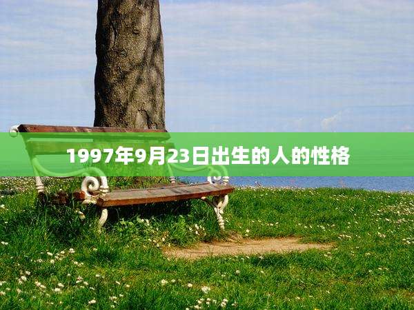 1997年9月23日出生的人的性格