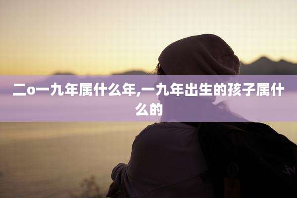 二o一九年属什么年,一九年出生的孩子属什么的