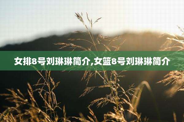 女排8号刘琳琳简介,女篮8号刘琳琳简介