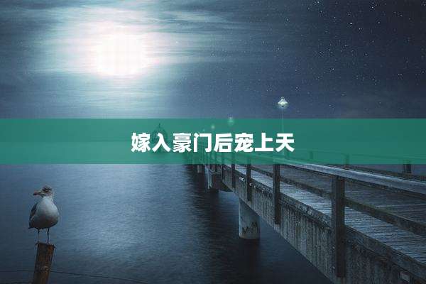 嫁入豪门后宠上天