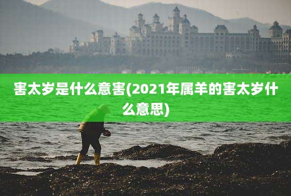 害太岁是什么意害(2021年属羊的害太岁什么意思)