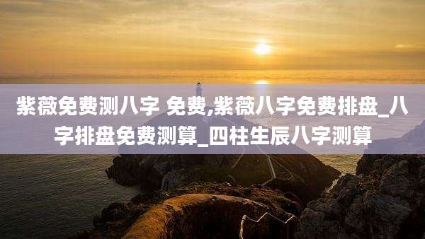 紫薇免费测八字 免费,紫薇八字免费排盘_八字排盘免费测算_四柱生辰八字测算