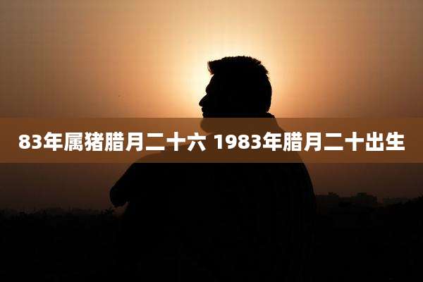 83年属猪腊月二十六 1983年腊月二十出生