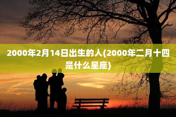 2000年2月14日出生的人(2000年二月十四是什么星座)