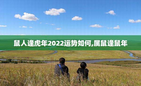 鼠人逢虎年2022运势如何,属鼠逢鼠年