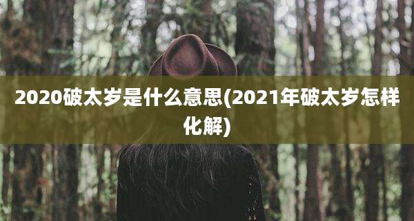 2020破太岁是什么意思(2021年破太岁怎样化解)