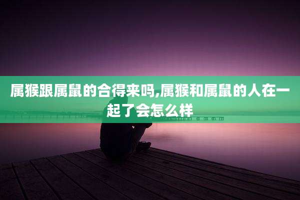 属猴跟属鼠的合得来吗,属猴和属鼠的人在一起了会怎么样